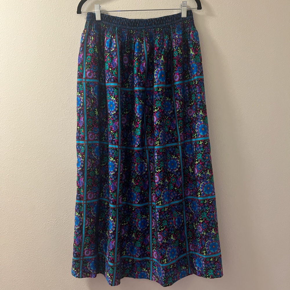 Retro 70’s boho cottagecore midi / maxi skirt